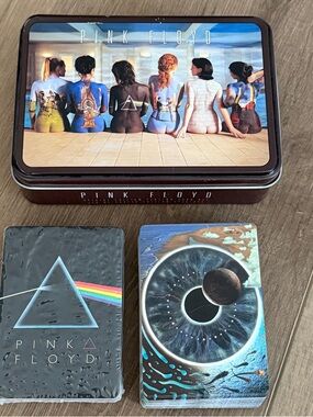 Pink Floyd Special Edition Playing Card Set 2 Decks Metal Case 2013 1Pack Sealed